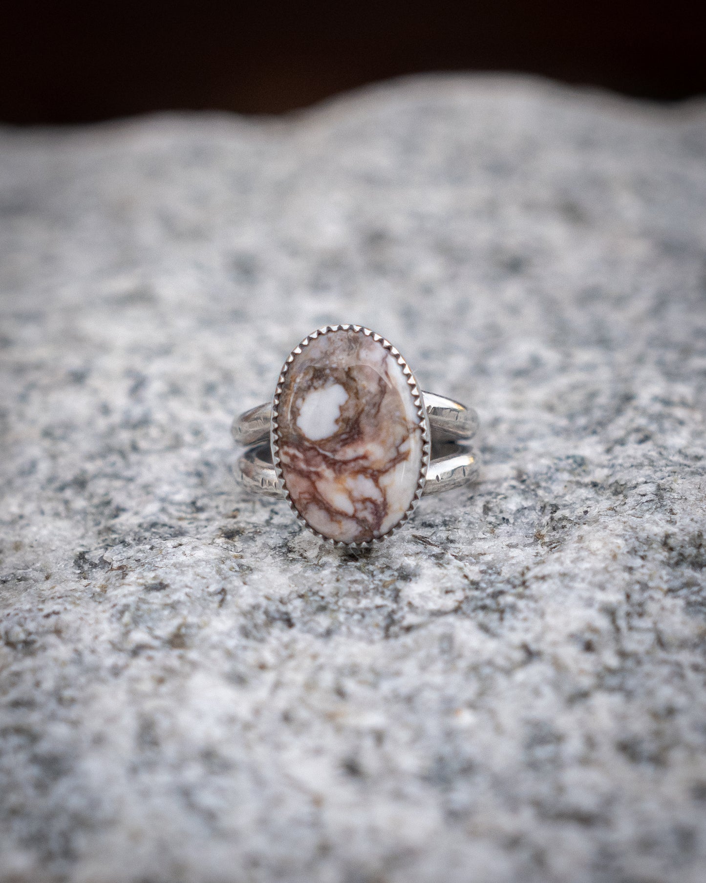 Wild Horse Sterling Ring, Size 8