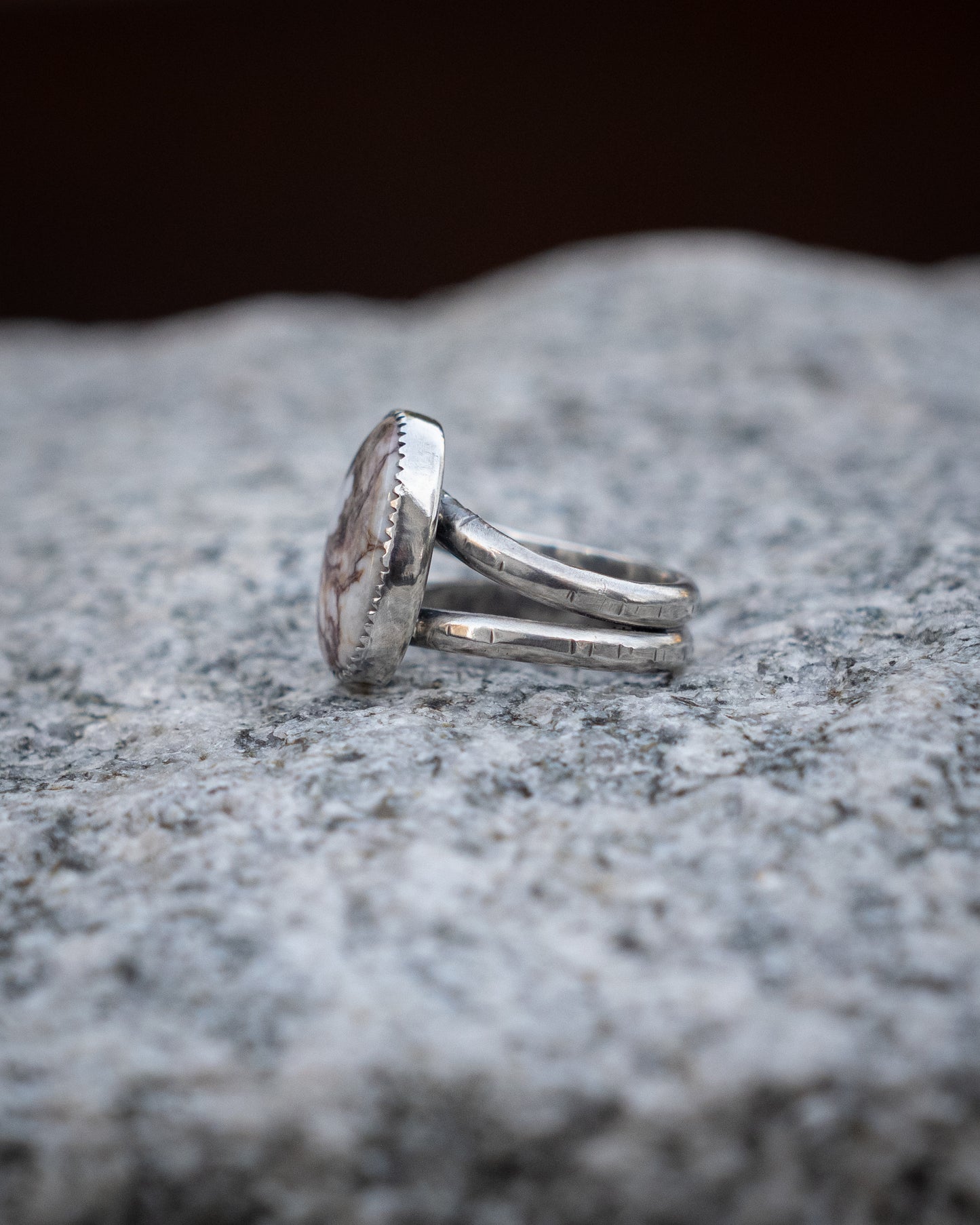 Wild Horse Sterling Ring, Size 8
